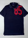 Tommy Hilfiger Slim Fit Polo – Navy with Red “85” Graphic, (L)