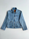 Levi's Premium Light Wash Zip-Up Denim Work Jacket (S)