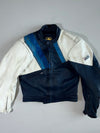 IXS Echt Leder Blue & White Moto Racing Jacket (M)