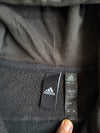 Adidas Black Cropped Zip-Up Hoodie – (S)