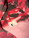 BAPE Red Camo College Full-Zip Hoodie (M)