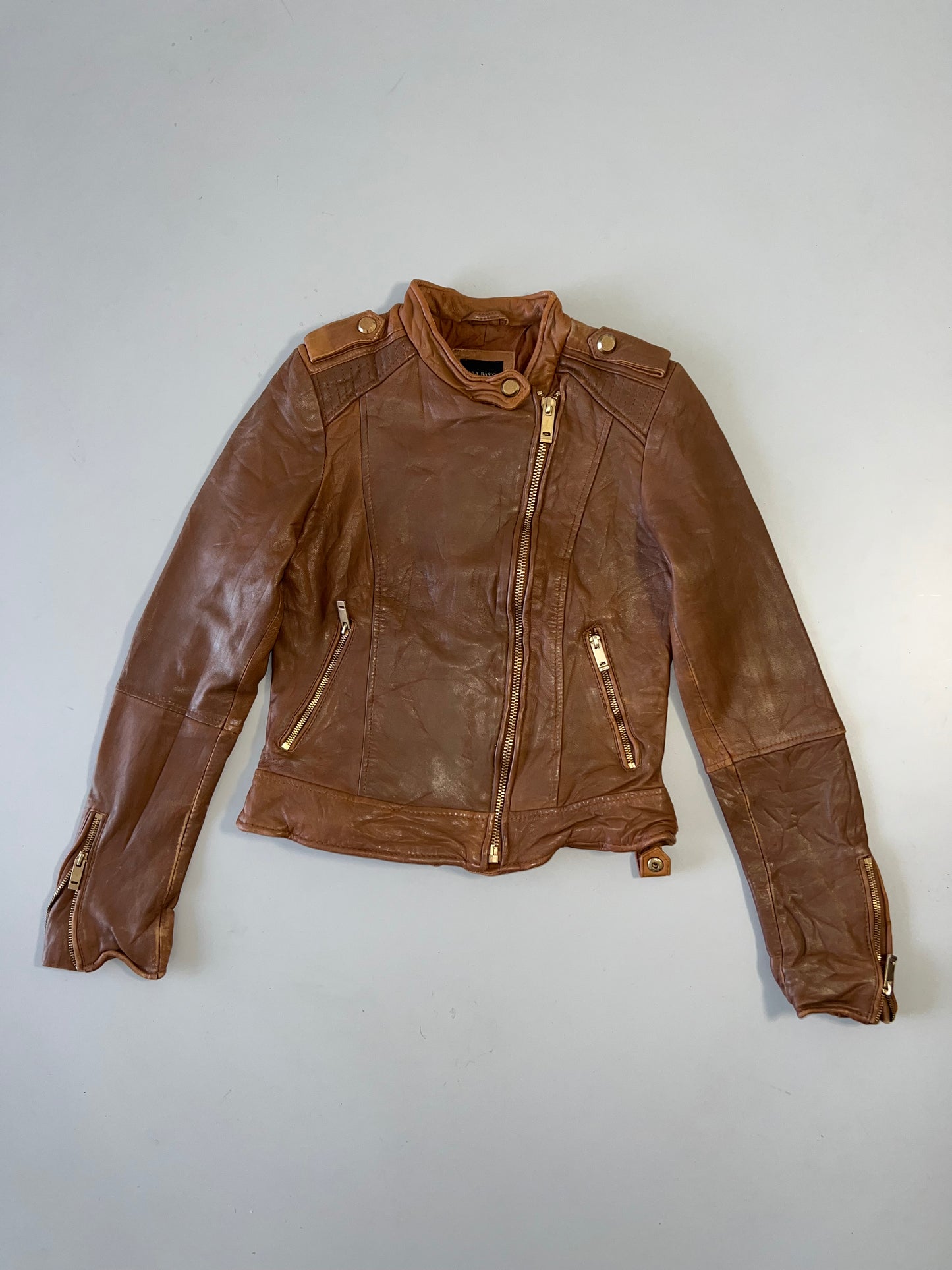 ZZara Original Leather Jacket (XXS)