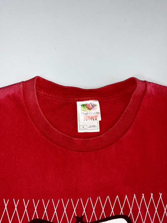 Tomahawk “Misteaks Our Specialty” Vintage Diner Chef Graphic Fruit of the Loom Tee (L)
