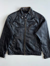 Crosscentral  Leather Cafe Racer Jacket(L)