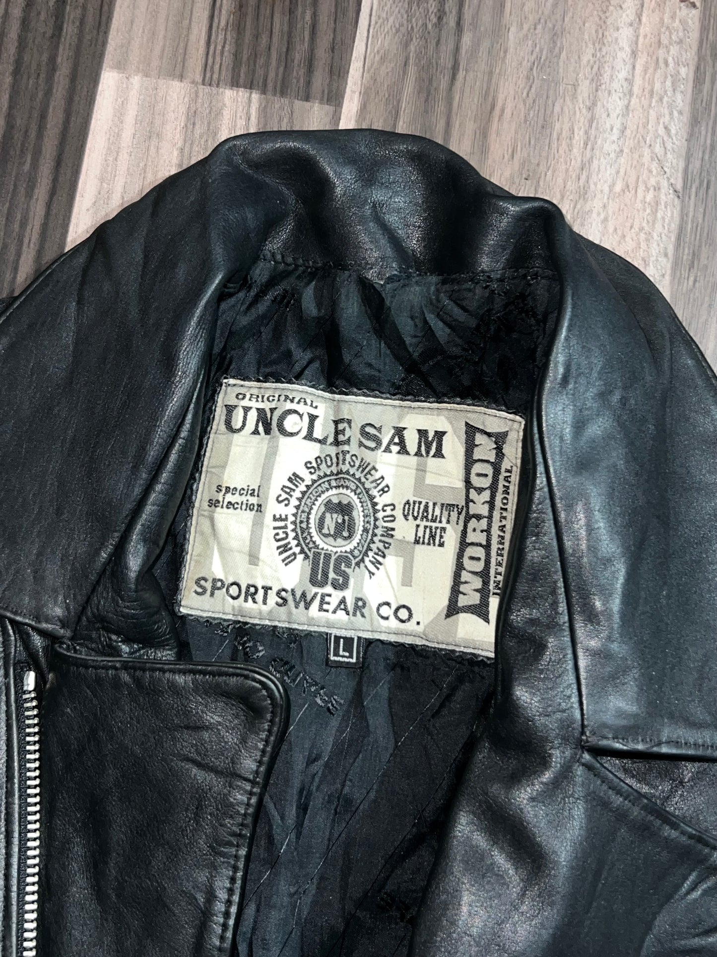 ZUncle SAM Original Leather Jacket (RARE) (L/Xl)