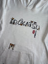 Edokatsu Shiba Inu Embroidered Graphic Hoodie – White (S)