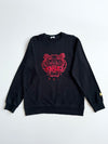 Kenzo Paris Black Tiger Embroidered Sweatshirt(M)