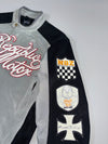 Nine Six Zero 960 Republic Of Motor Skull Biker Mesh Racing Jacket (M)