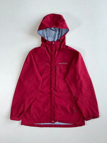 Montbell Red Hooded Waterproof Shell Jacket Women’s (M)