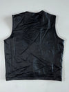 Legend Classic Motorcycle Gear Canada Black Leather Biker Vest (XL)