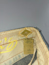 Authentic Tailored Denim Dragon Graphic Embroidered Straight Jeans (w- 28)