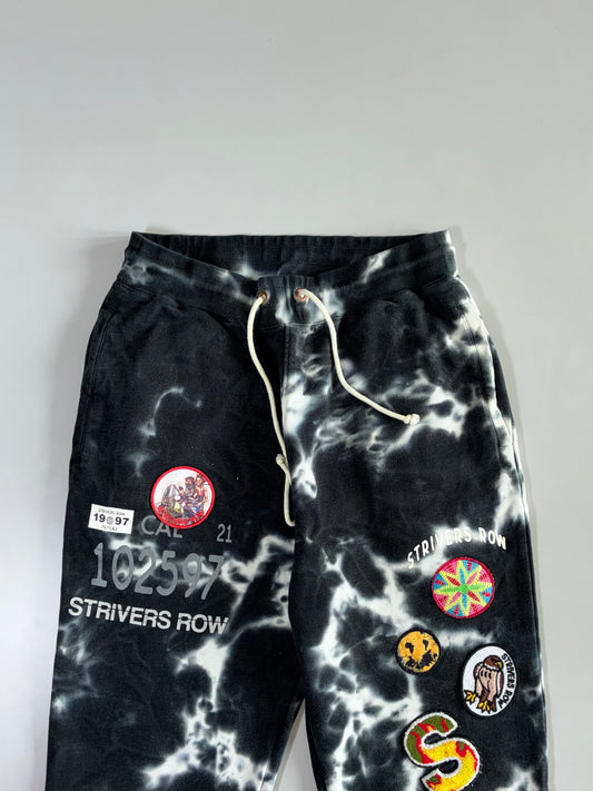 Strivers Row Tie-Dye Patchwork Sweatpants Elastic (W:32|L:44)