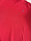 Polo by Ralph Lauren Red V-Neck Knit Sweater – (XL)