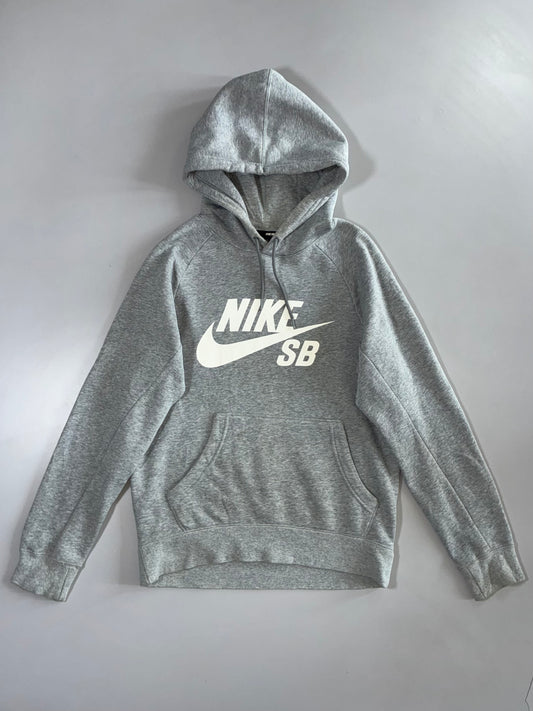 Nike SB Icon Pullover Hoodie Grey Marl (M)