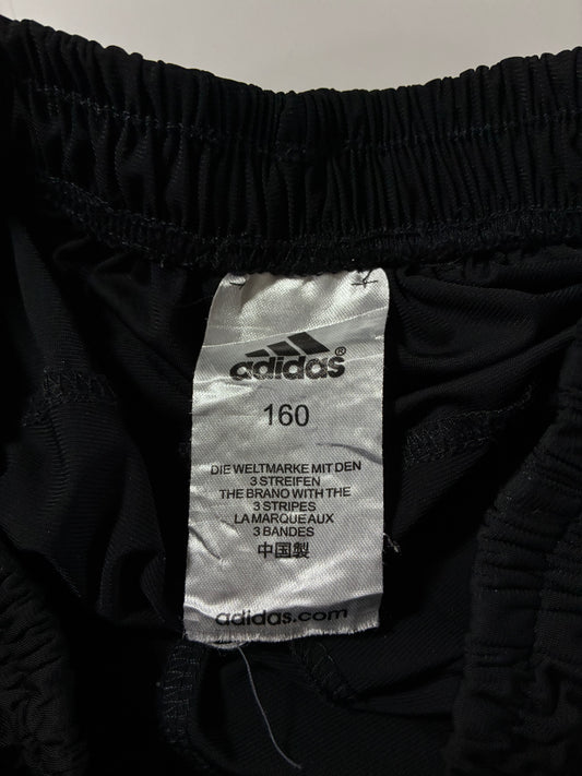 Adidas Black Reflective Logo Mesh Panel Shorts (W:22) (L:19)
