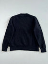 Polo Ralph Lauren Black Fuzzy Knit Crewneck Sweater with Grey Pony (S)