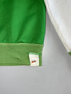 Nike Green & White Colorblock Track Jacket (XS)