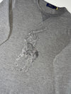 Polo Ralph Lauren Big Pony Embroidered Crewneck Sweatshirt – Heather Grey (L)