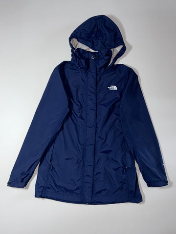 The North Face Waterproof Hooded Jacket – Navy Blue Women’s (S)