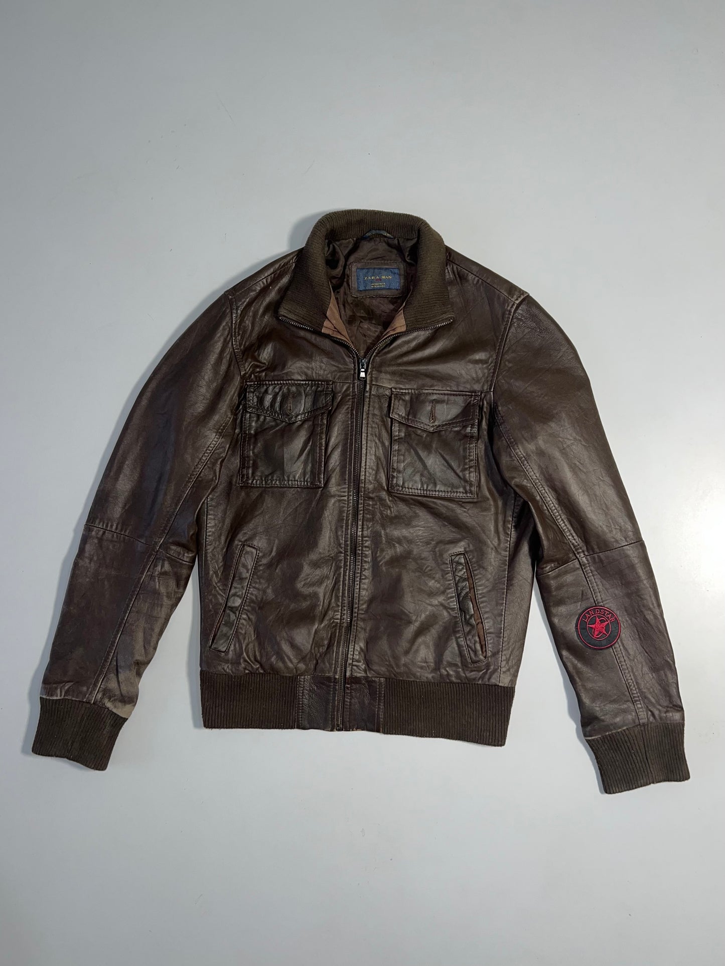 ZZara Man Original Leather Jacket (S)