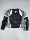 Vintage Frank Thomas Genuine Leather Fully Padded Moto Racing Jacket (L)