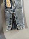 Y2K Dolce & Gabbana D&G Jeanius Military Cargo Denim Jacket (S)