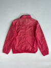 Lacoste Red Nylon Windbreaker Jacket – Jersey Lined, Croc Logo (M)