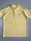 Lacoste Vintage Butter Yellow Polo T-Shirt (2XL)