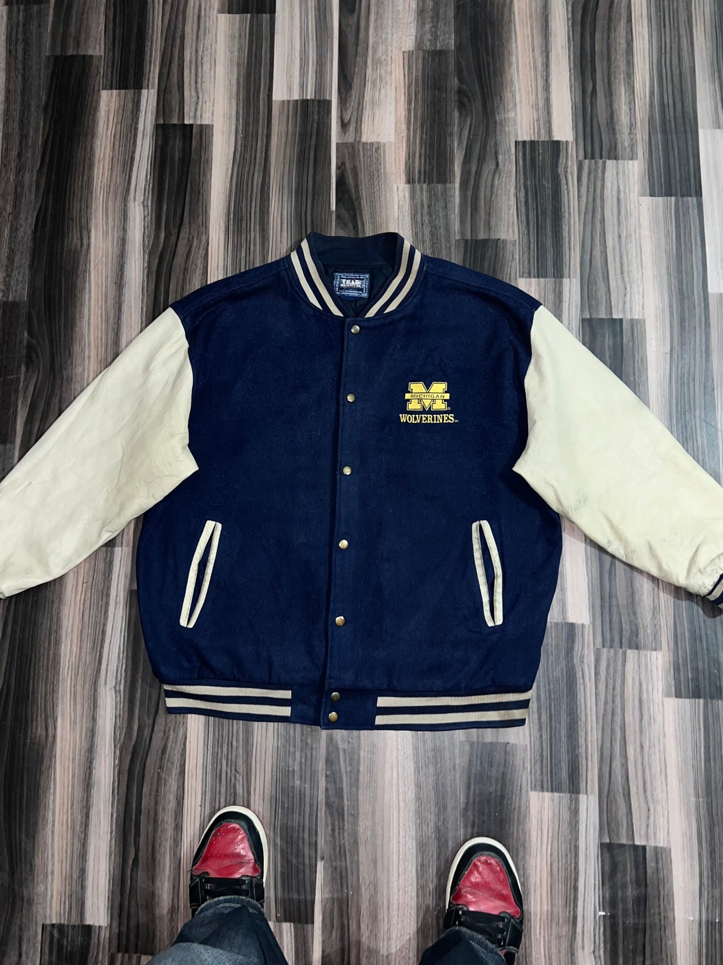 ZUltra Premium Leather Varsity Jacket (2XL)