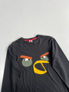Angry Birds Bomb Bird Graphic Long Sleeve Tee (S/M)
