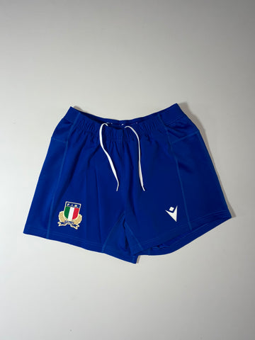Macron Italy Rugby F.I.R. Official Shorts – Royal Blue (W:28)(L:15)