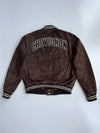 Vintage Chevignon Pure Suede Leather Varsity Jacket RARE (L/XL)