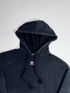 Adidas Originals | Black Oversized Trefoil Essential Hoodie (2XL)