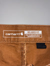 Carhartt Relaxed Fit Carpenter Duck Canvas Pants Brown (W:30) (L:40)
