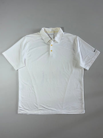 Nike Golf Dri-Fit Polo Shirt White (2XL)