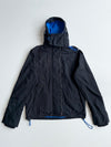 Superdry Japan Black & Cobalt Blue Hooded Windcheater Jacket(M)