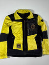 Millet Yellow & Black Sherpa Fleece Jacket – 1921 Chamonix Patches, Gorpcore (S)