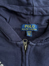 Polo Ralph Lauren Big Pony RL Athletic Division Zip Hoodie – Navy x Grey (S)