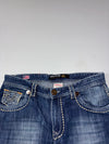 True Religion Brand Jeans Straight Leg Denim (W:34) (L:46)