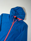 Adidas Hooded Windbreaker – Blue/Neon Coral (L)