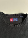 Chaps Crewneck Knit Sweater – Black (2XL)
