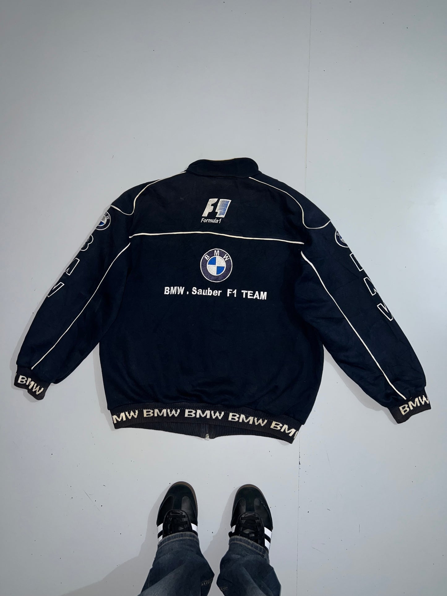 !               BMW Williams F1 Racing Team Sauber Vintage 2006-2007 Jacket Navy (XL/2XL)