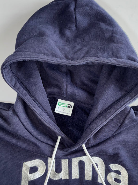 Puma Sports Navy Established 1948 Hoodie (M)