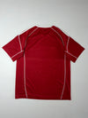 Adidas | Red ClimaLite Three Stripe Football Jersey | (L)