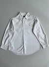 Polo Ralph Lauren White Oxford Button-Up Shirt Custom Fit Pony Logo (Xl)
