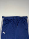Vintage Puma Track Pants – Navy/Grey Mesh (W:40) (L:41)