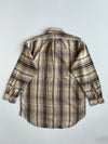 Vintage Polo by Ralph Lauren Brown Plaid Button-Down Shirt, Made in Canada (Xl)