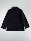 Burberry London | Black Zip Harrington Jacket Tan Leather Trim | (M)