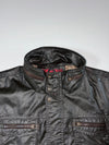 Onzashi “Oni Zurai” Waxed Moto Jacket – Black (L/XL)