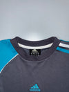 Adidas | Vintage Swirl Tee | Grey/Teal (M)